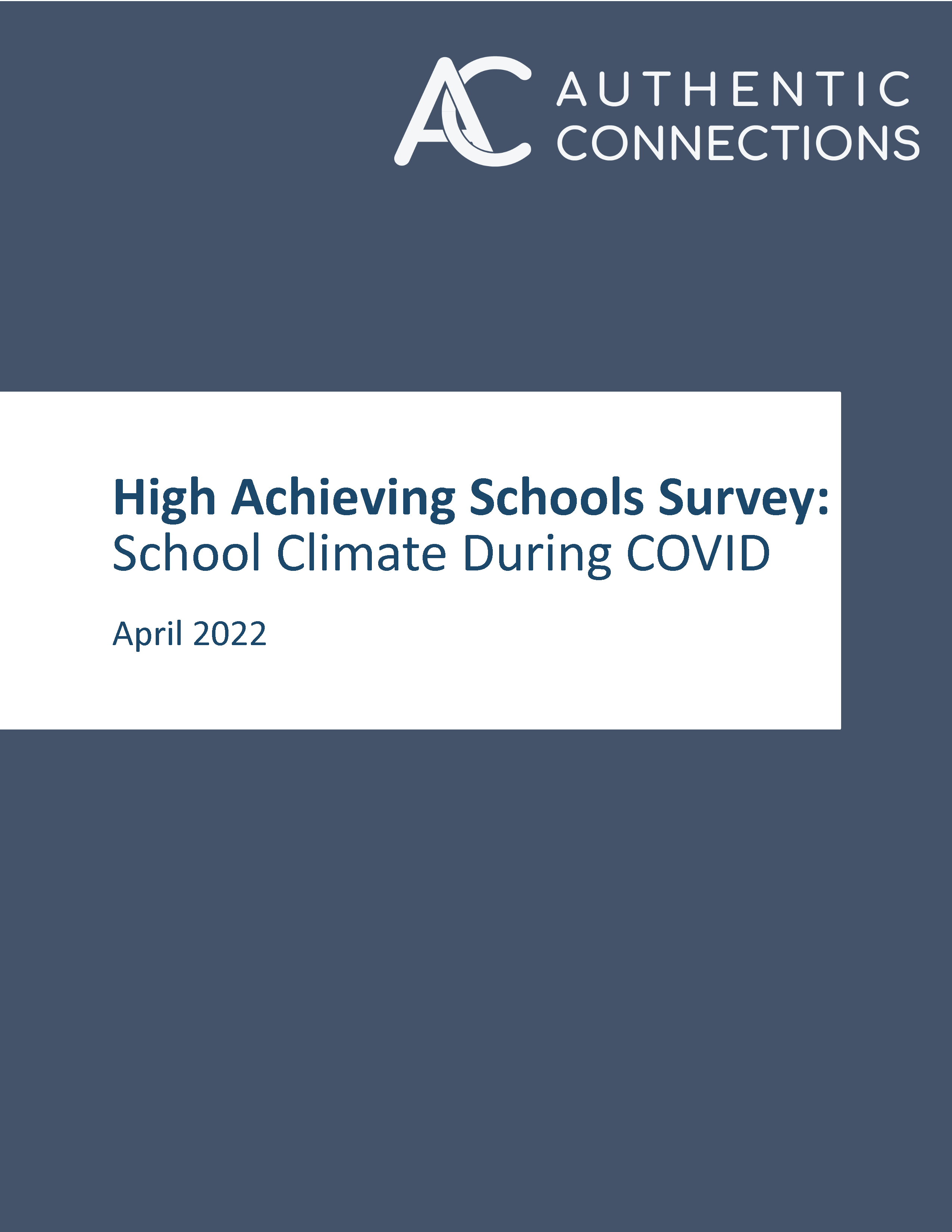HASS School Climate White Paper
